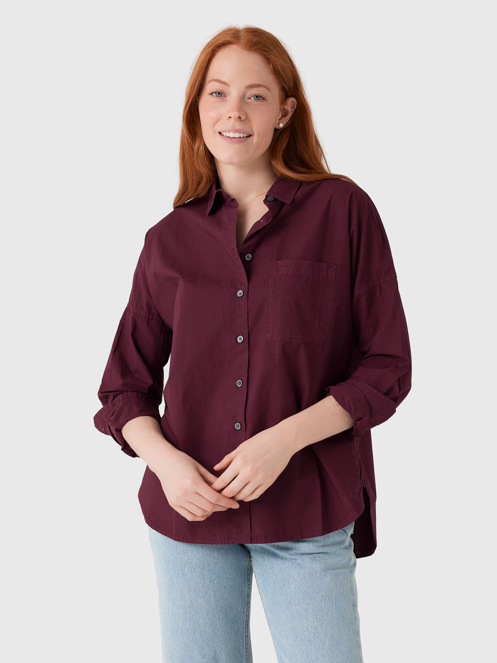 Alex Mill Women's Jo Poplin Shirt - Saint Bernard