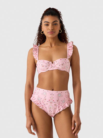 Agua By Agua Bendita Women's Kiwi Playa Bikini Top - Saint Bernard