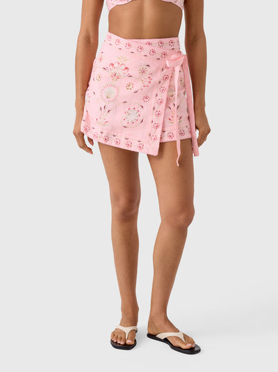 Agua By Agua Bendita Women's Luna Playa Mini Pareo - Saint Bernard