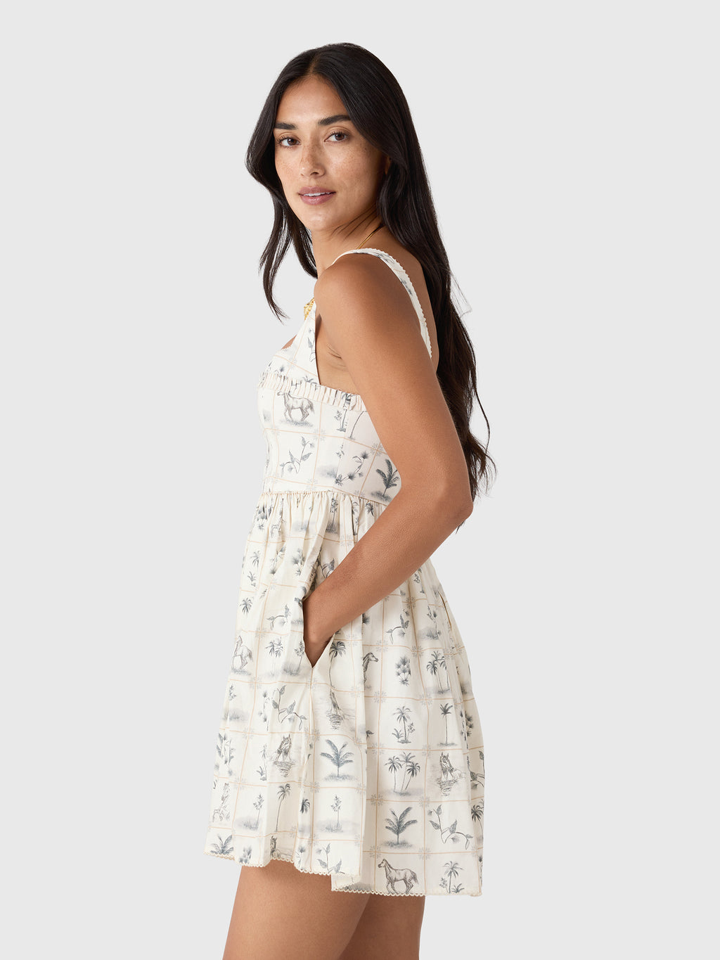 Agua By Agua Bendita Women's Barbara Arena Mini Dress - Saint Bernard