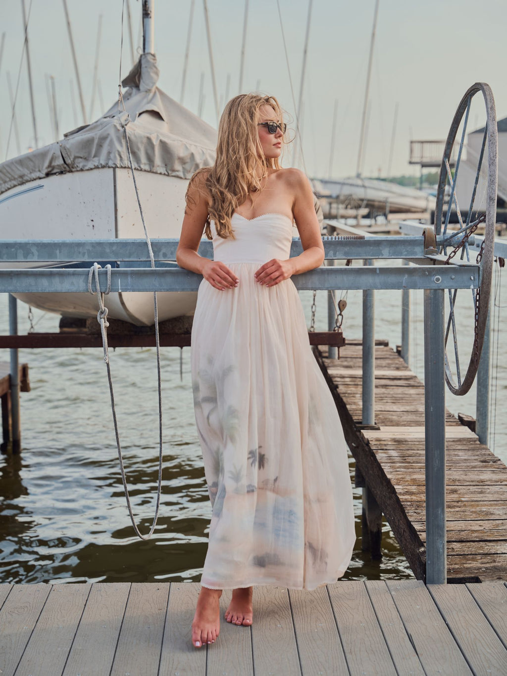 Agua By Agua Bendita Women's Tonia Arena Maxi Dress - Saint Bernard