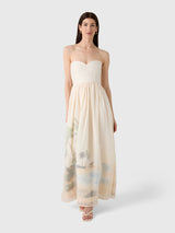 Agua By Agua Bendita Women's Tonia Arena Maxi Dress - Saint Bernard