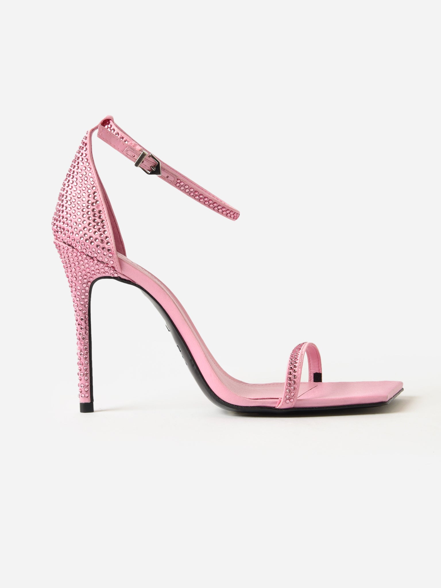 Schutz Women's Jenna Rhinestone Heel Sandal – Saint Bernard Schutz Women's Jenna Rhinestone Heel Sandal – Saint Bernard