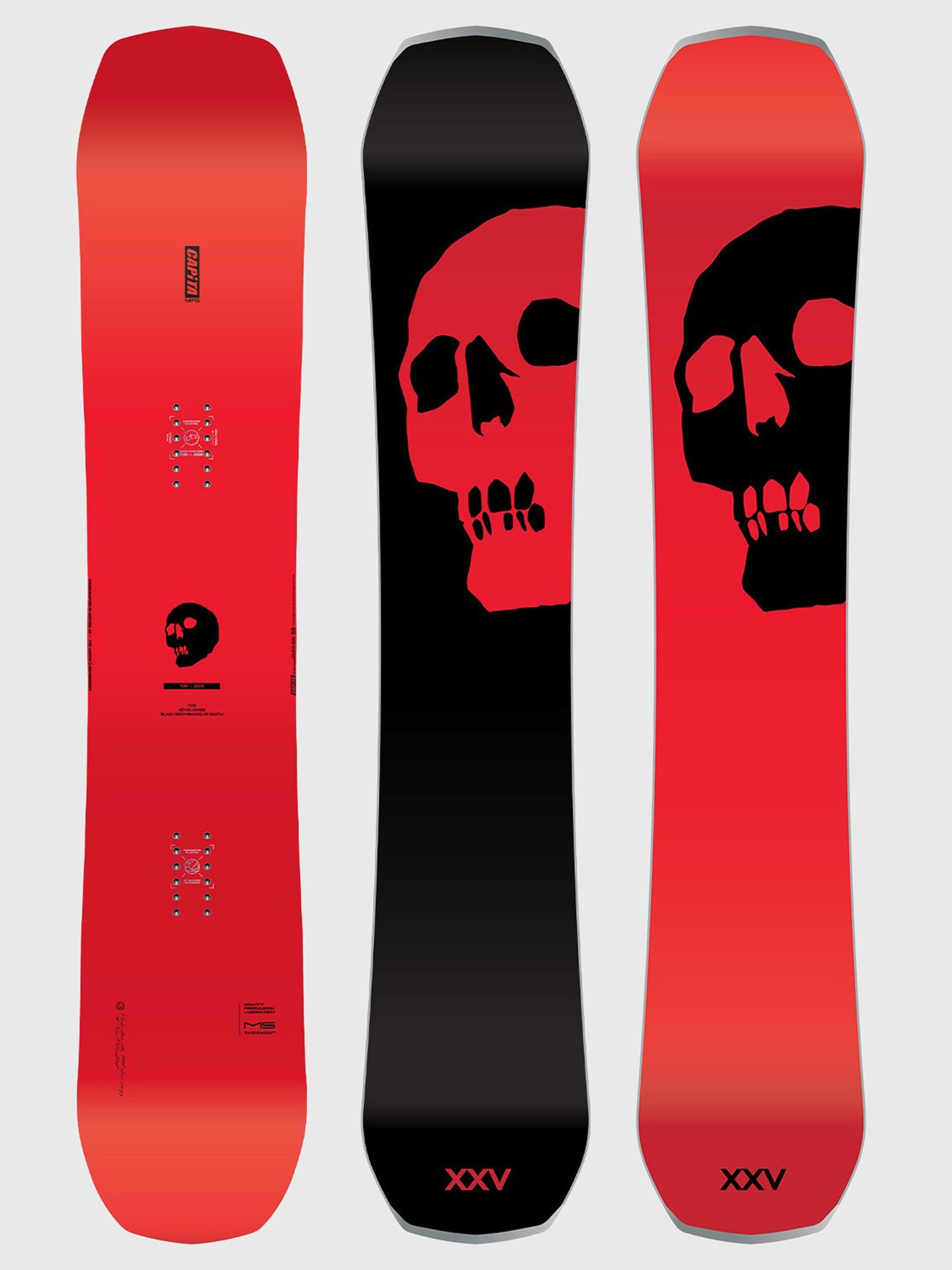Capita Black Snowboard of Death Men's Snowboard 2026 - Saint Bernard