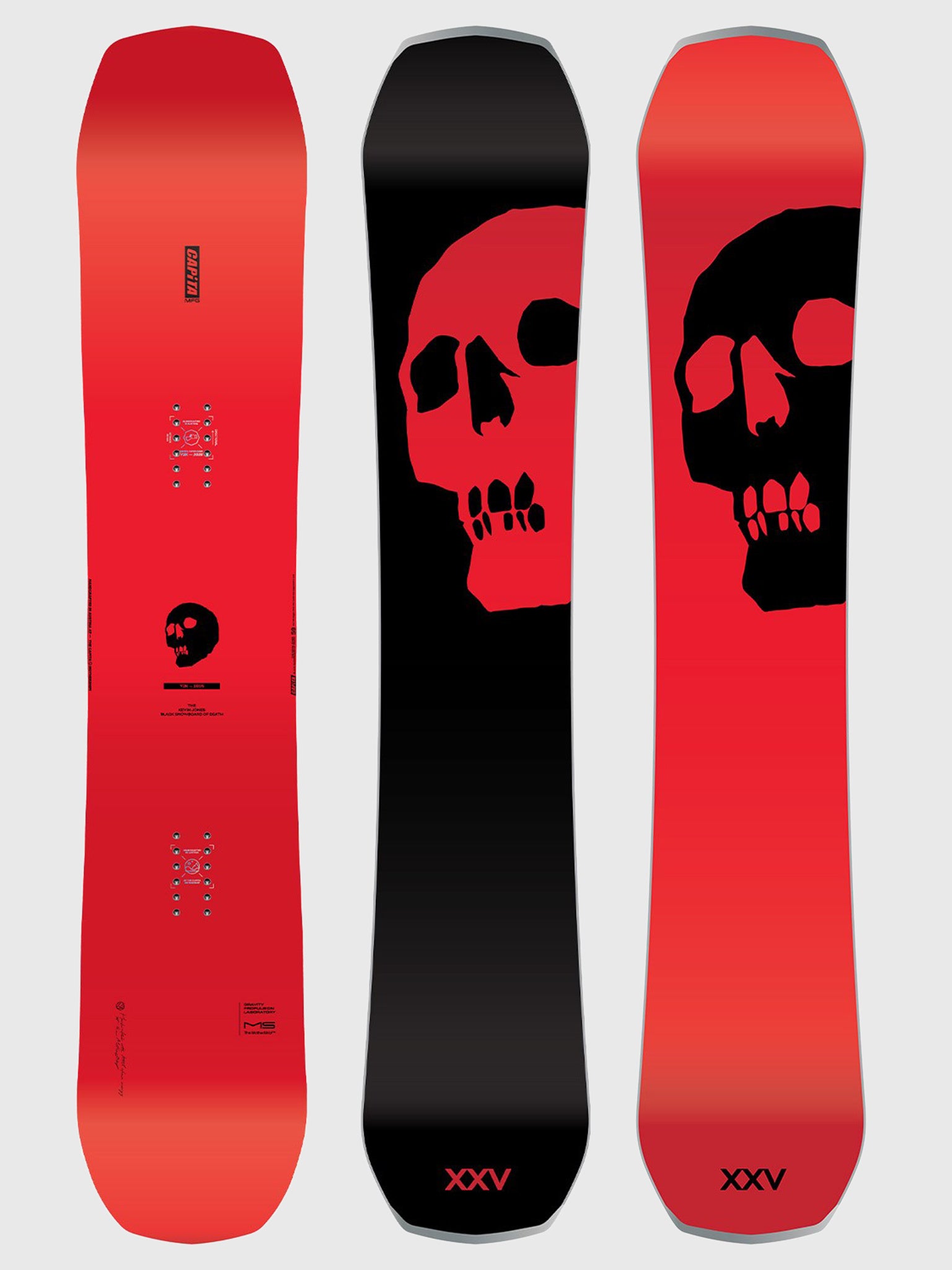 Capita Black Snowboard of Death Men's Snowboard 2026 - Saint Bernard