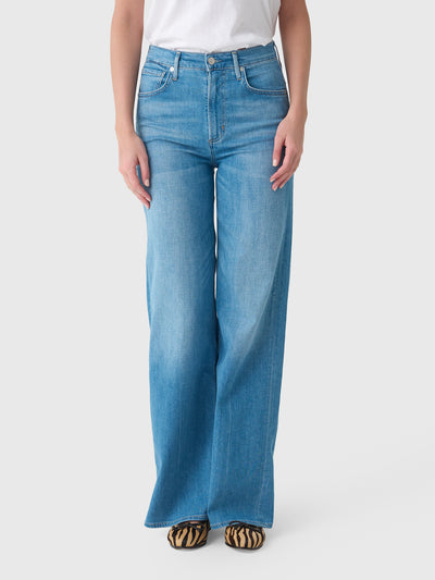 Citizens Of Humanity Women's Lyra Long Wide Leg Jean - Saint Bernard