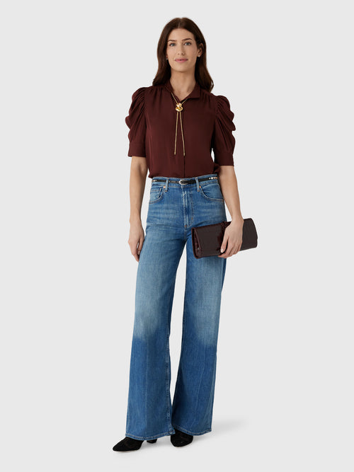 Citizens Of Humanity Women's Lyra Long Wide Leg Jean - Saint Bernard