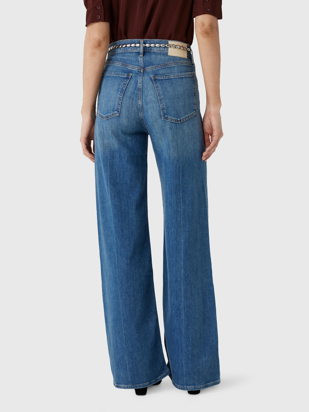 Citizens Of Humanity Women's Lyra Long Wide Leg Jean - Saint Bernard
