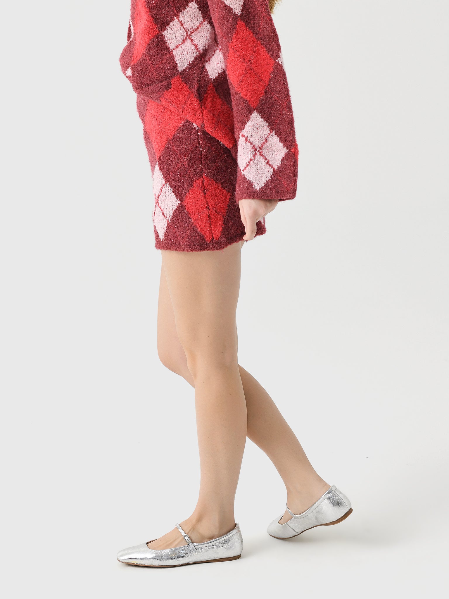 Kitri Women's Susan Argyle Knit Mini Skirt – Saint Bernard