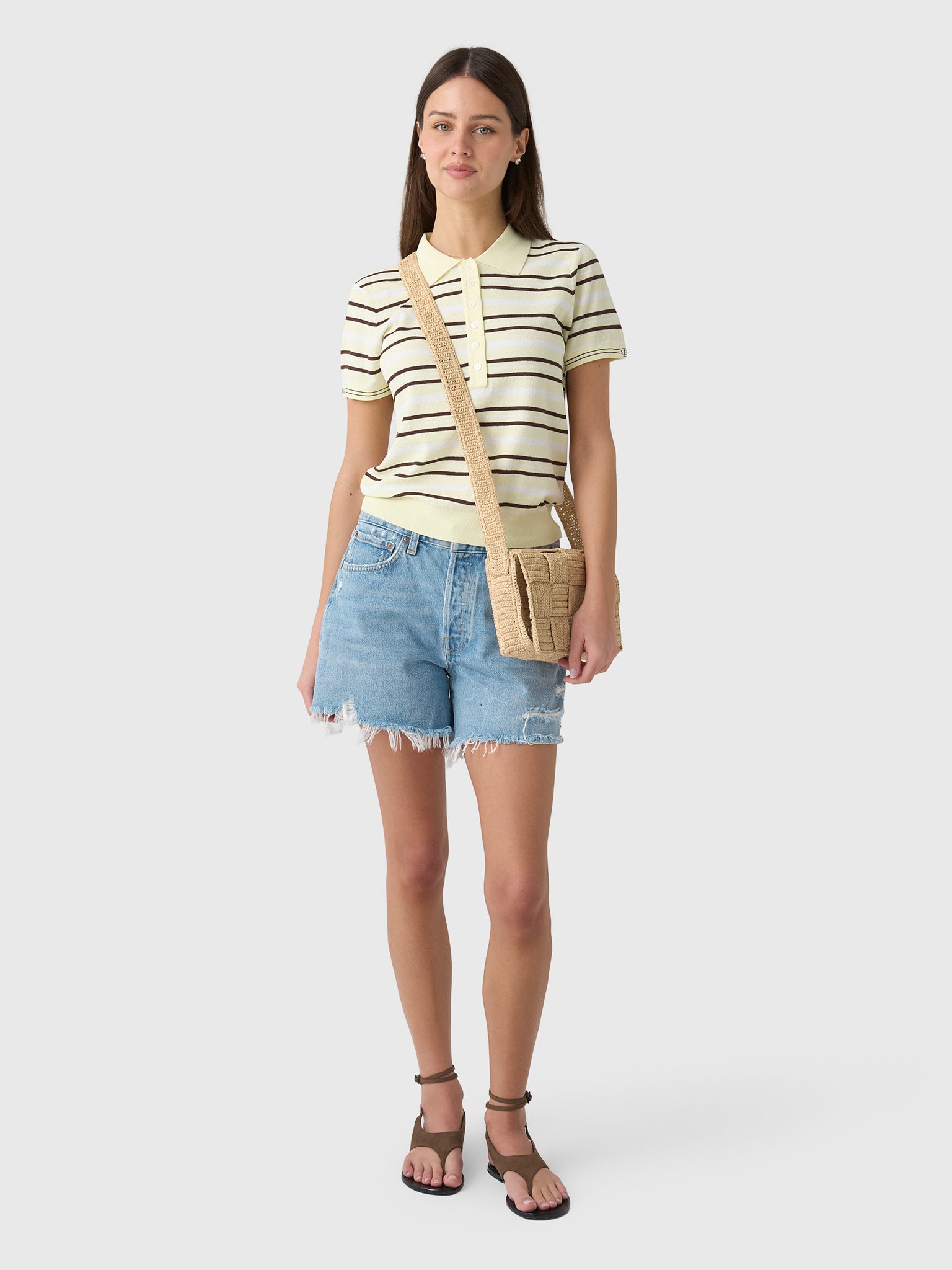 The Garment Women's Madison Button Polo - Saint Bernard
