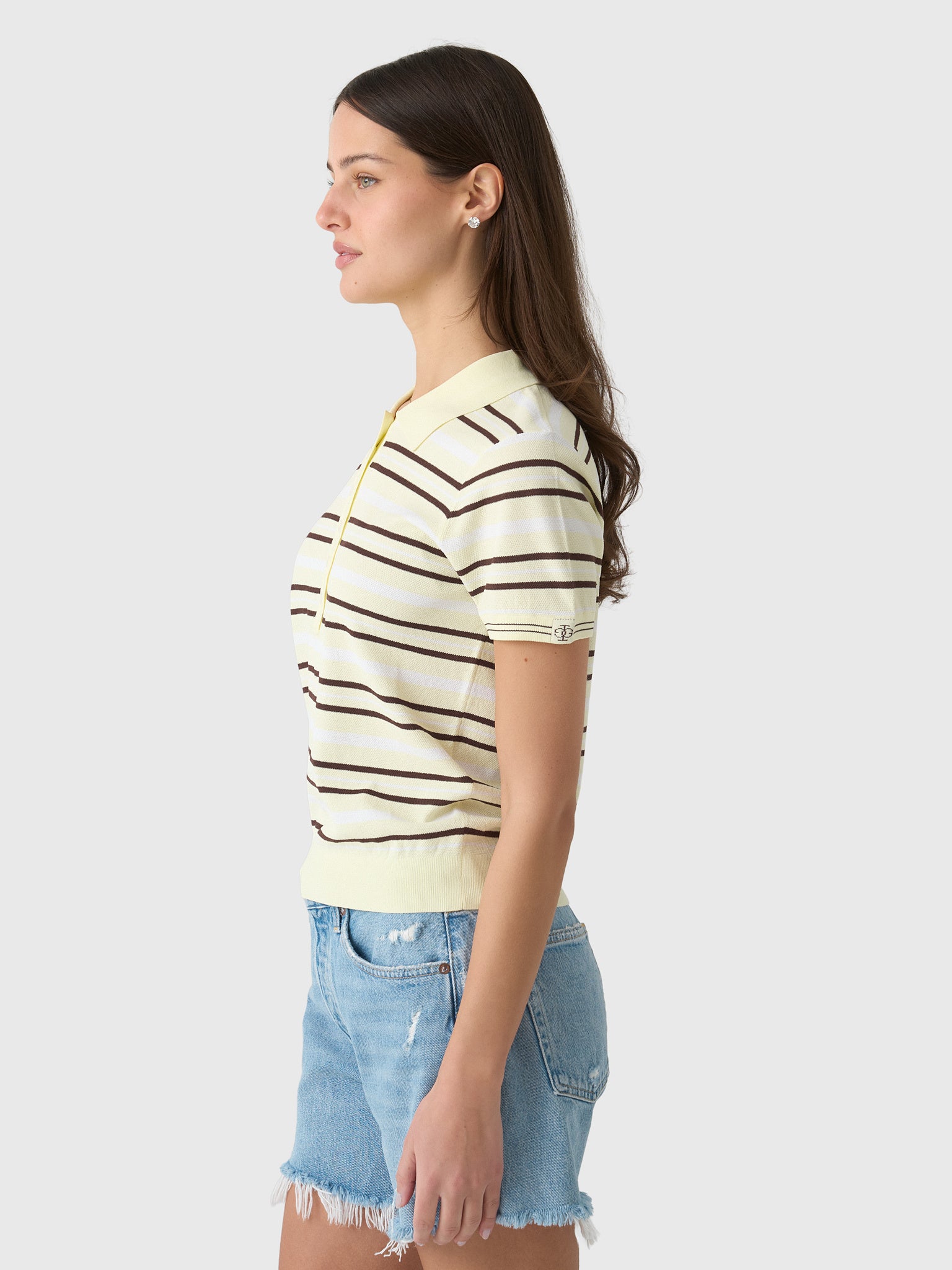 The Garment Women's Madison Button Polo - Saint Bernard