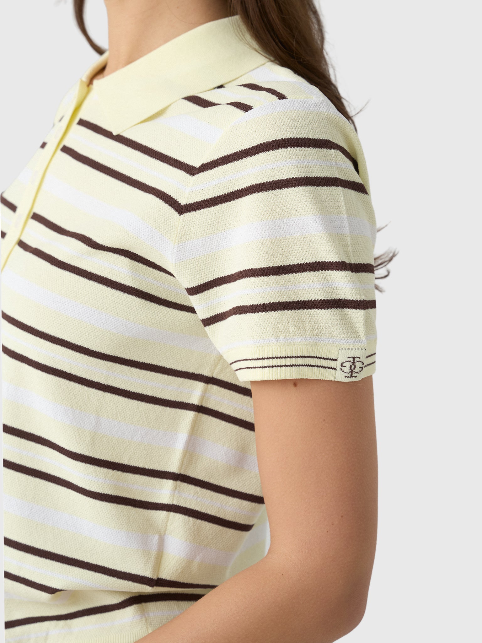 The Garment Women's Madison Button Polo - Saint Bernard