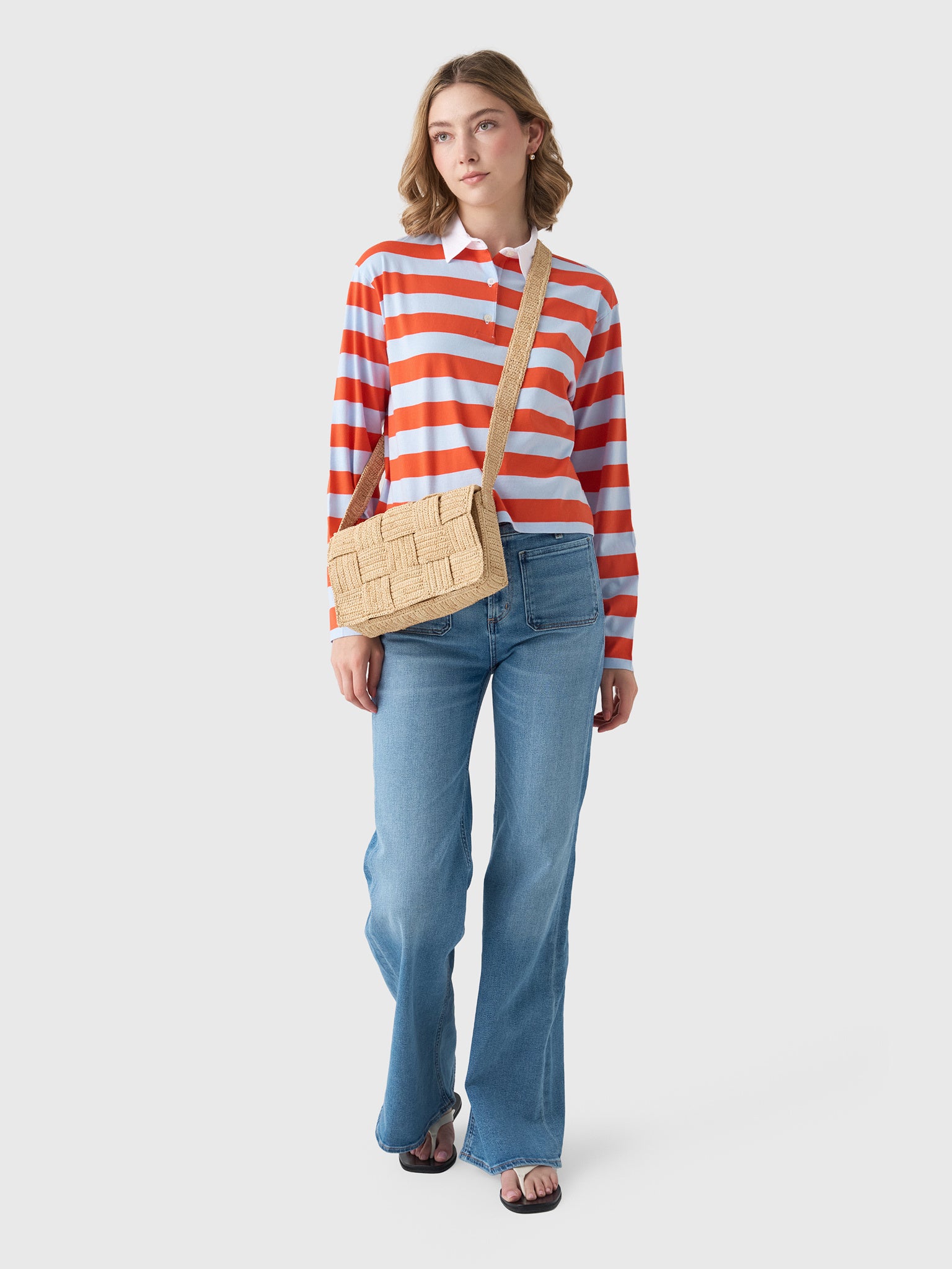 Citizens Of Humanity Women's Kimberly Patch Pocket Flare Jean - Saint Bernard