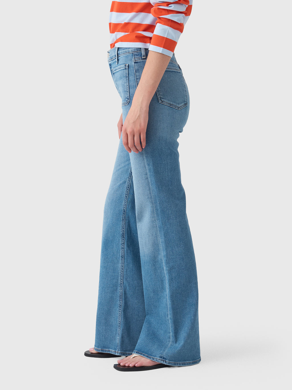 Citizens Of Humanity Women's Kimberly Patch Pocket Flare Jean - Saint Bernard