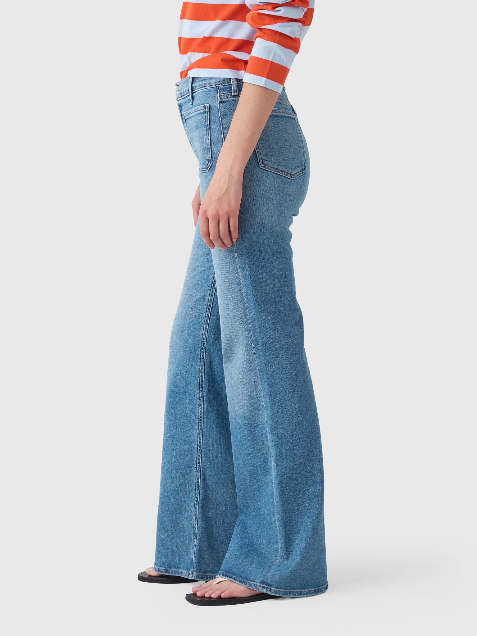 Citizens Of Humanity Women's Kimberly Patch Pocket Flare Jean - Saint Bernard
