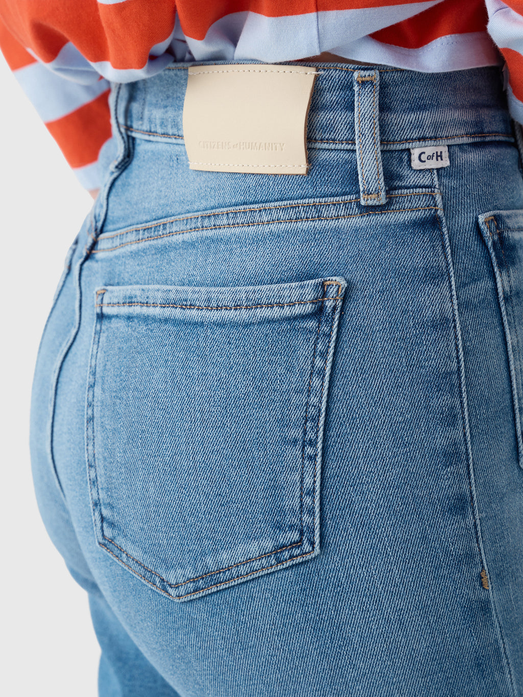 Citizens Of Humanity Women's Kimberly Patch Pocket Flare Jean - Saint Bernard