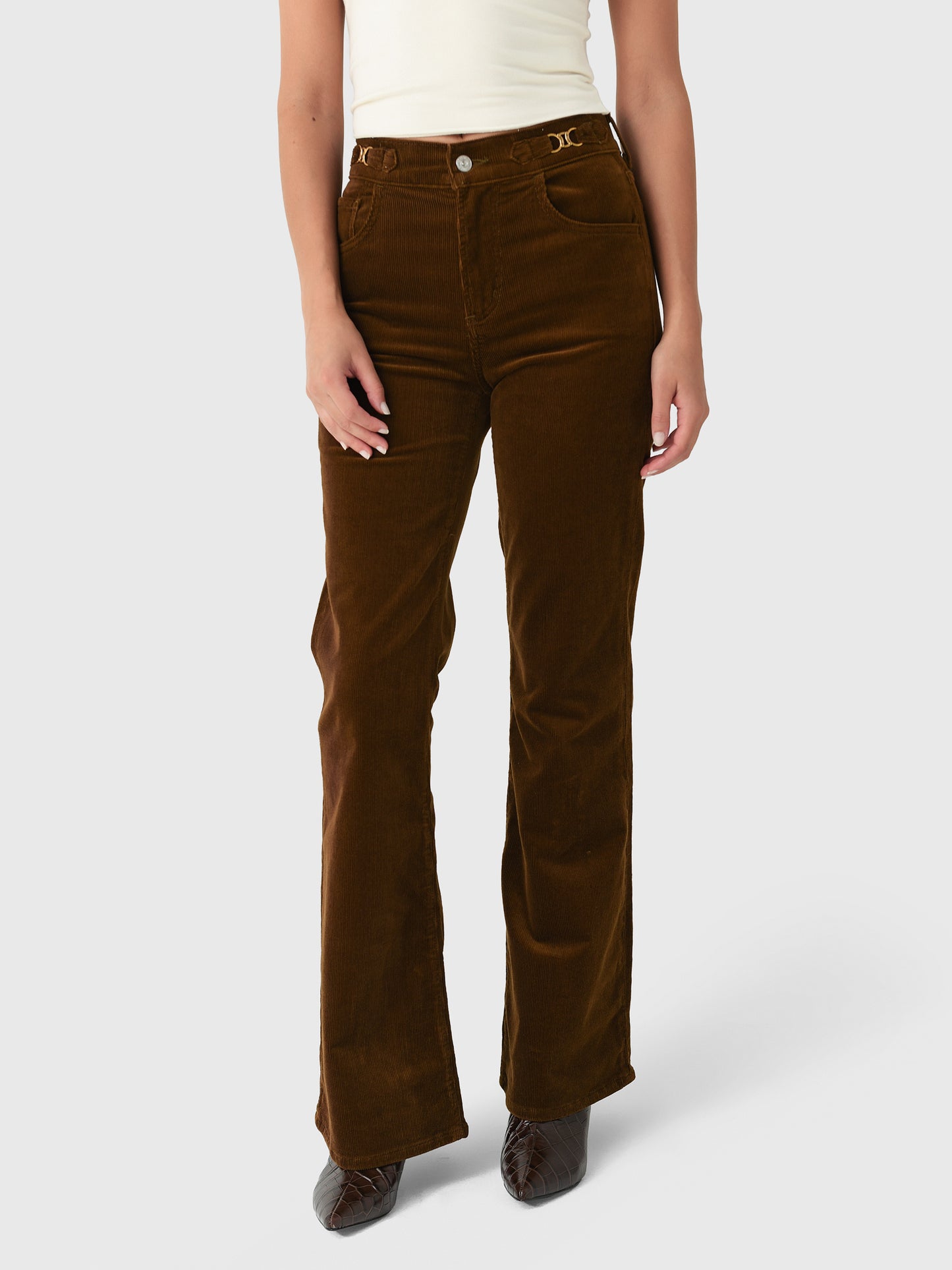 Citizens Of Humanity Women's Kimberly Horsebit Flare Jean - Saint Bernard