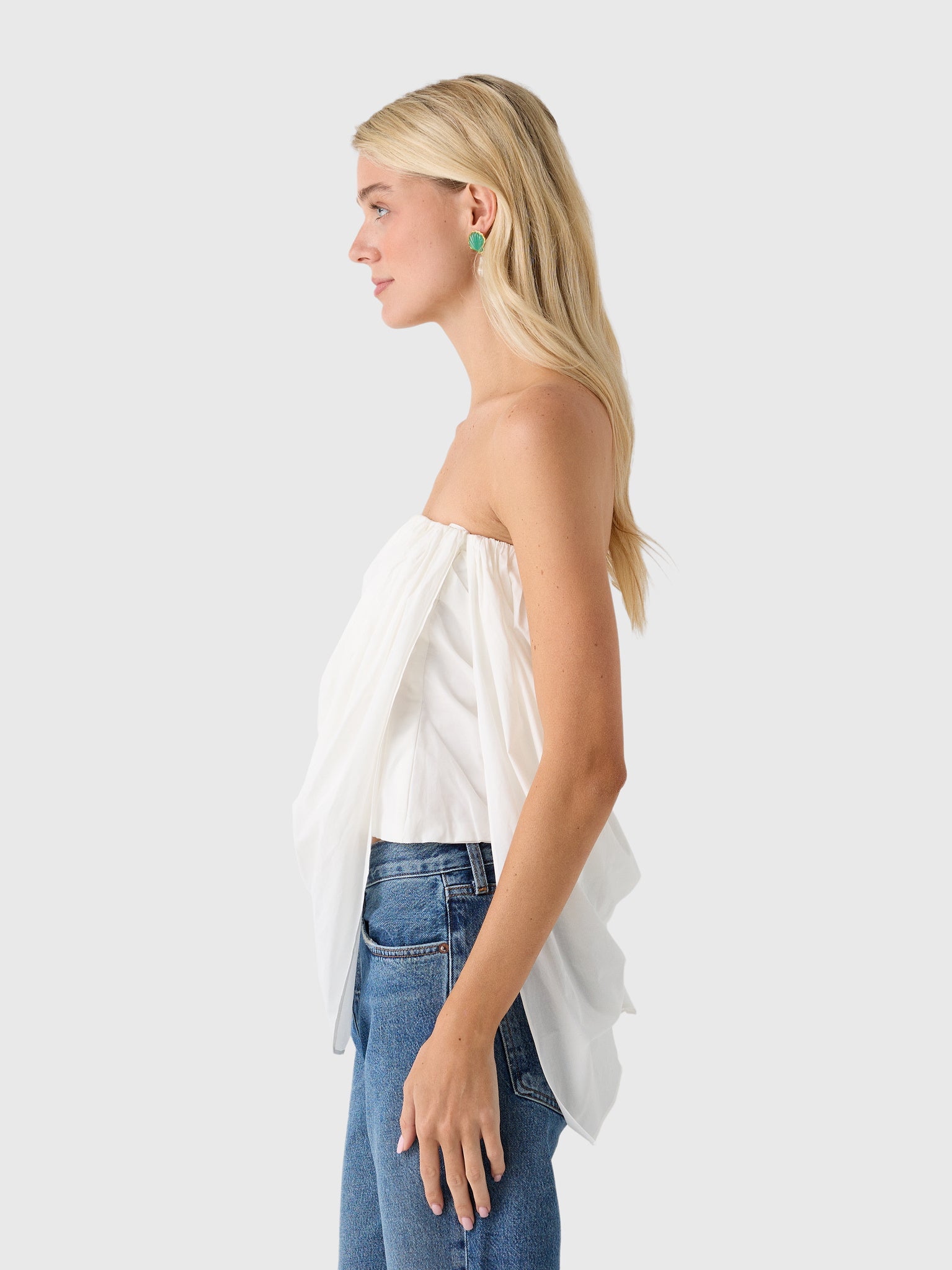 The Garment Women's Bazaar Bustier Top - Saint Bernard