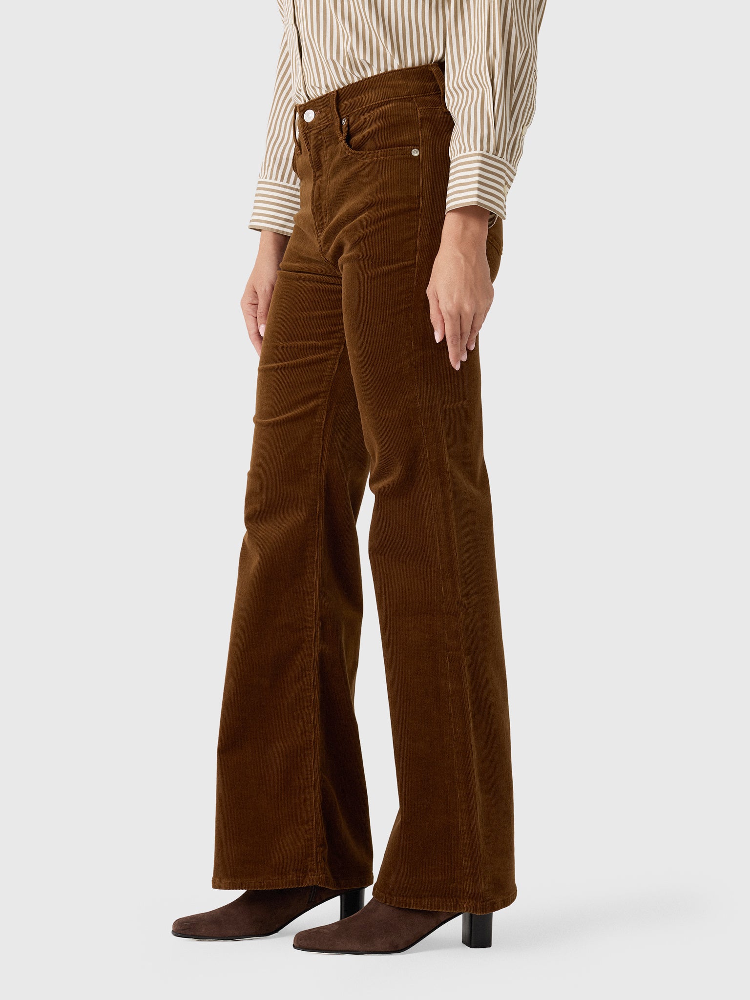 Citizens Of Humanity Women's Kimberly 70s Corduroy Flare Jean - Saint Bernard