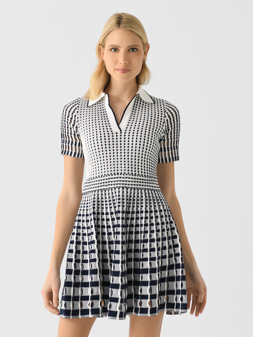 Simkhai Women's Tovi Polo Mini Dress