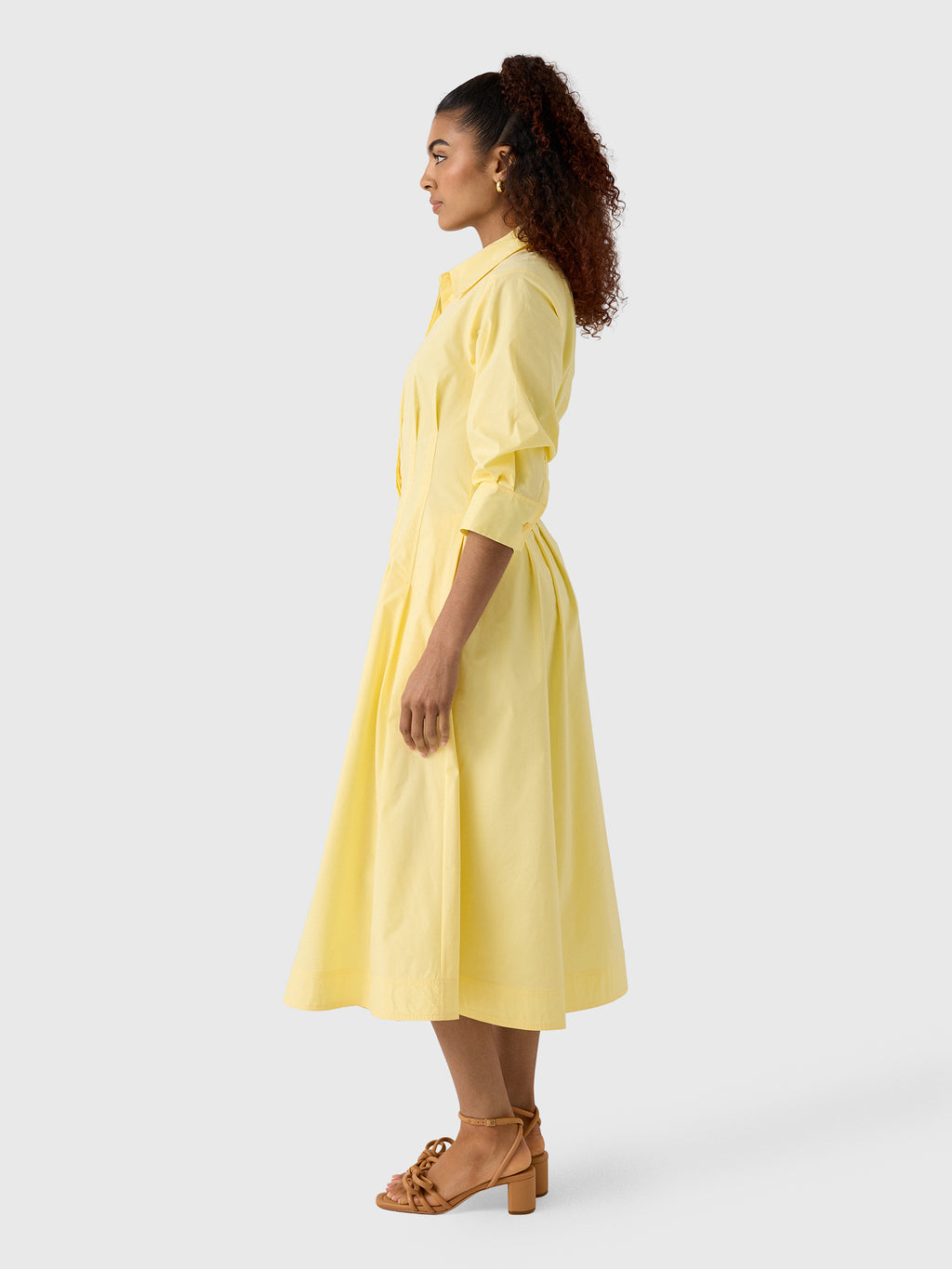 Simkhai Women's Jazz Pintuck Midi Dress - Saint Bernard
