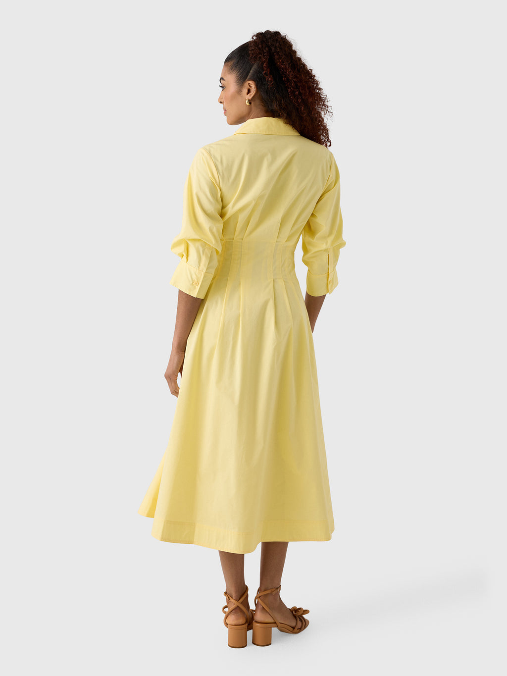 Simkhai Women's Jazz Pintuck Midi Dress - Saint Bernard