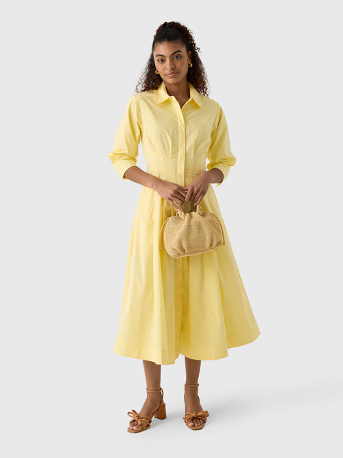 SIMKHAI Women's Jazz Pintuck Midi Dress