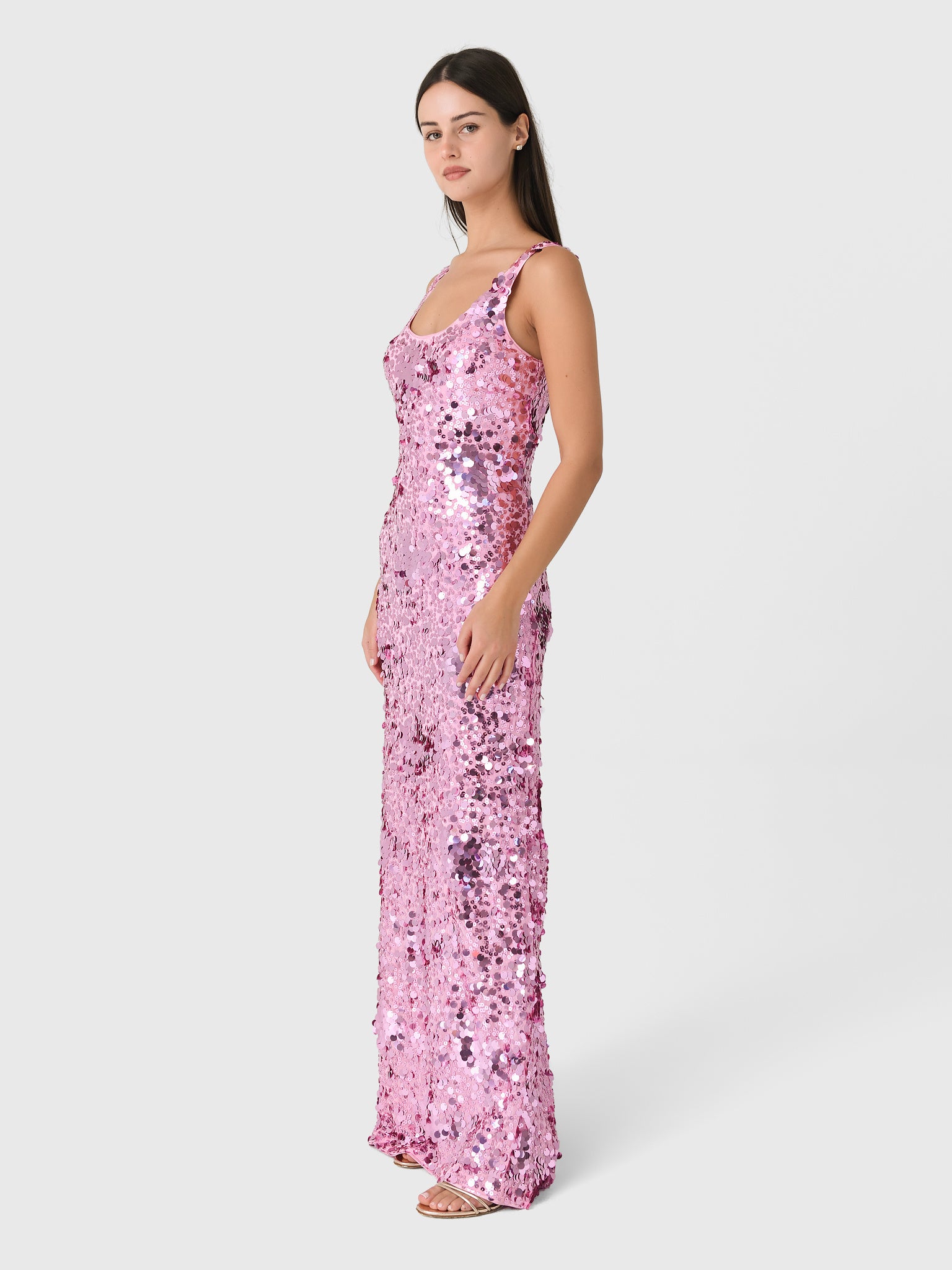 bex sequined maxi dress Bex sequined maxi dress - Grapefruit by Jonathan Simkhai