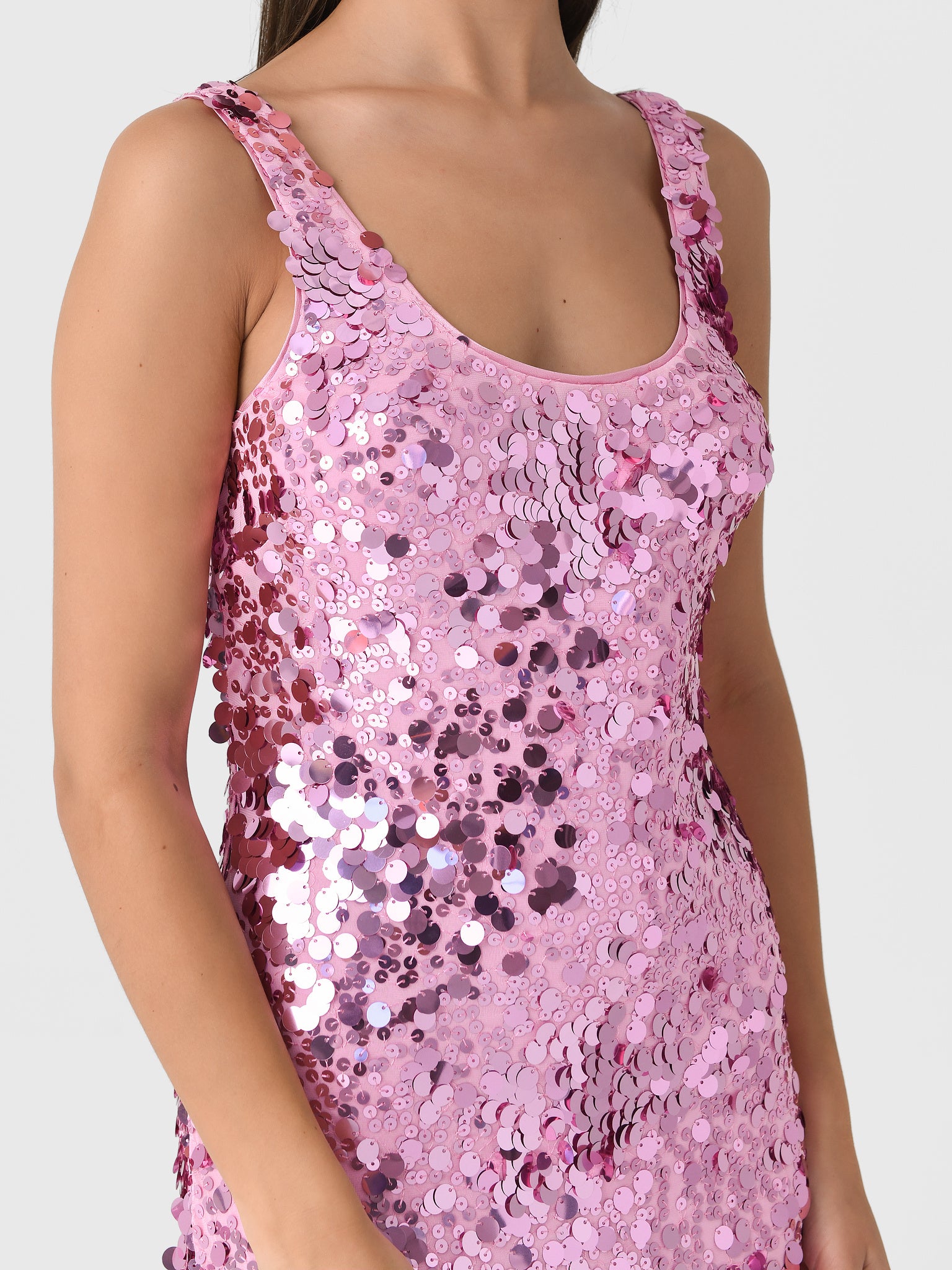 bex embellished maxi dress SIMKHAI Women's Bex Embellished Maxi Dress in Silver, Sequin, Size 4