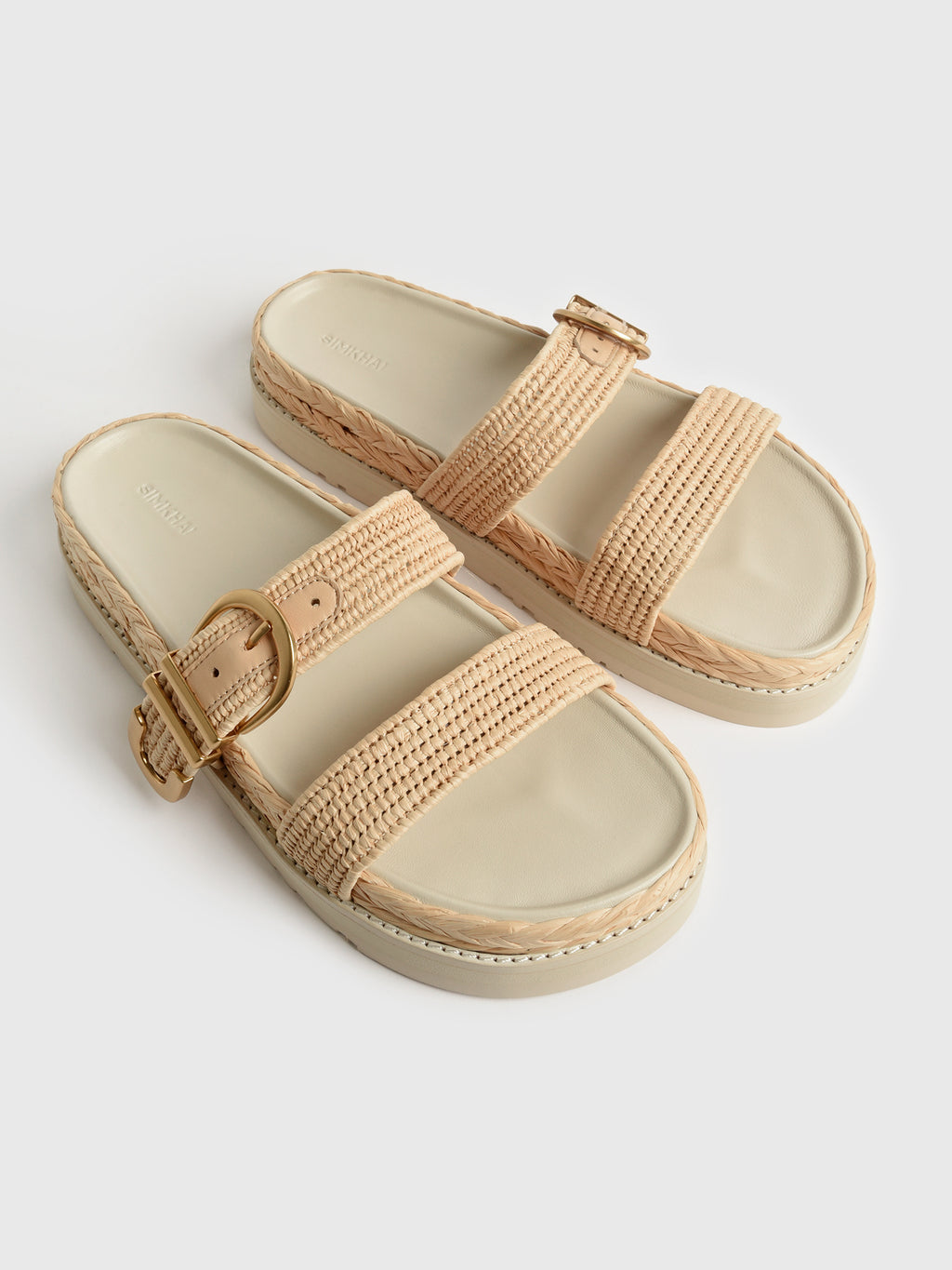 Simkhai Women's Aida Raffia Sandal - Saint Bernard