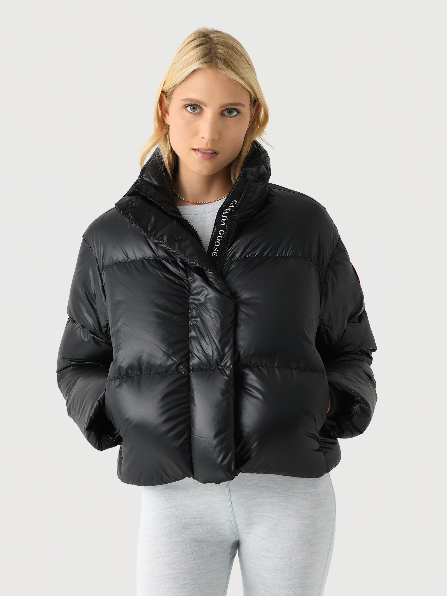 Canada Goose Women's Cypress Cropped Puffer Jacket - Saint Bernard
