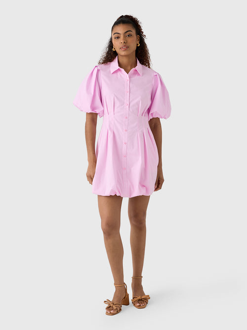 Simkhai Women's Cleo Cotton Mini Dress