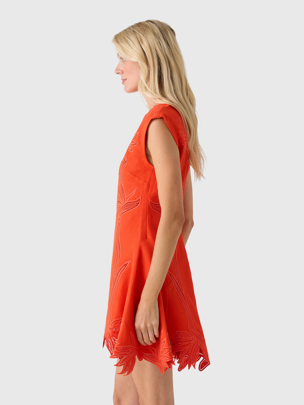 Simkhai Women's Raquel Embroidered Mini Dress - Saint Bernard