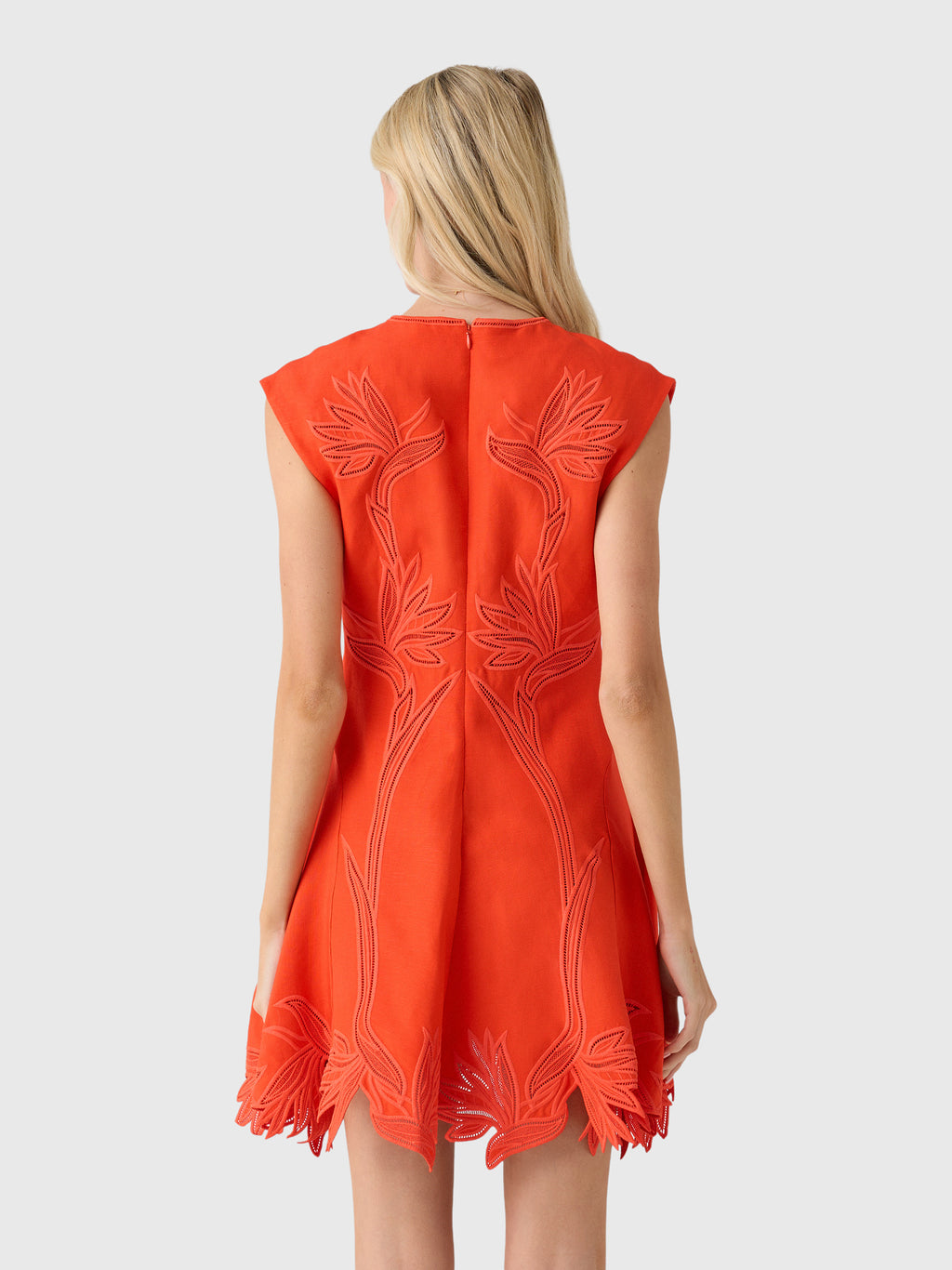 Simkhai Women's Raquel Embroidered Mini Dress - Saint Bernard