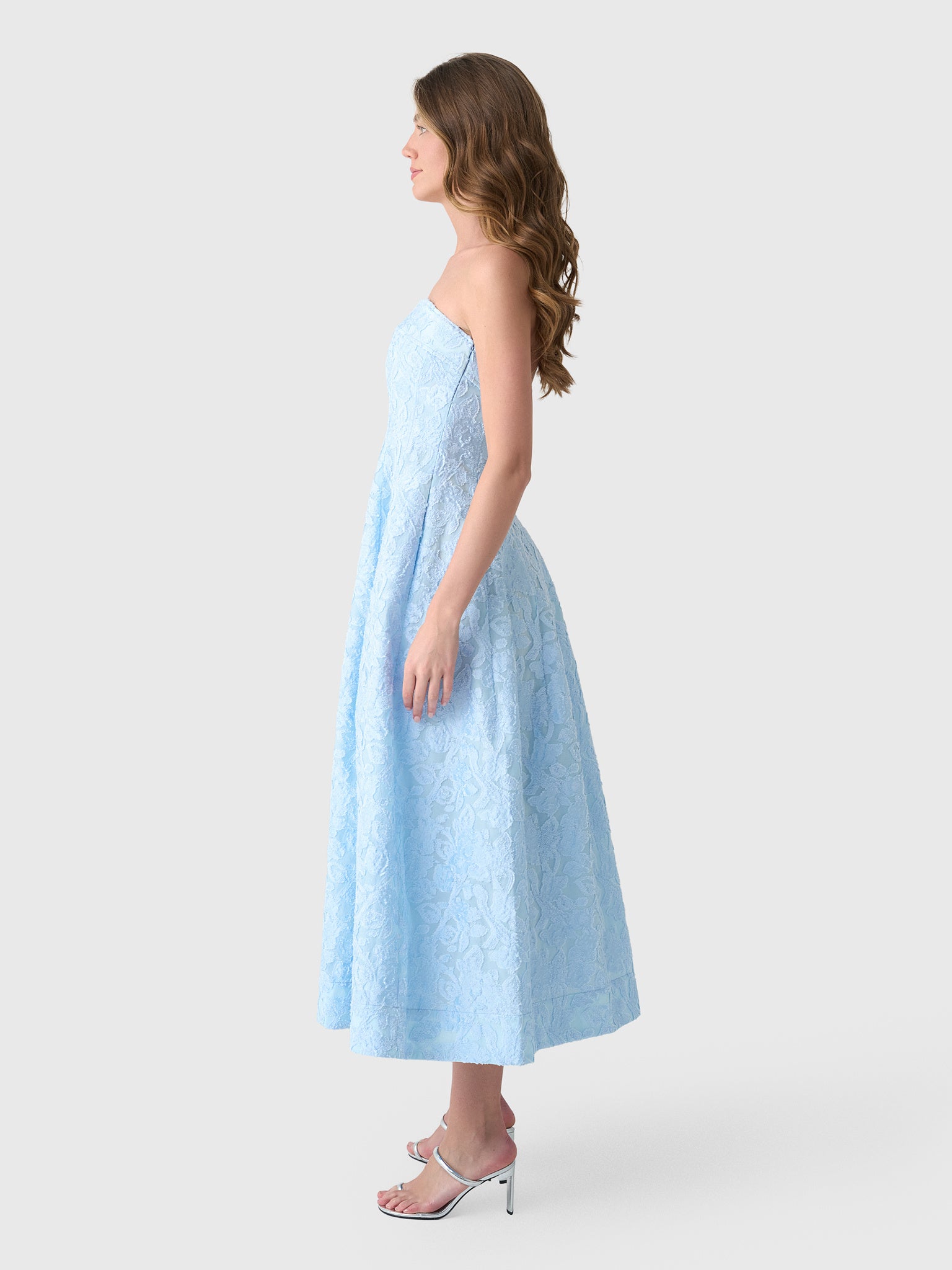 Simkhai Women's Valeria Jacquard Midi Dress - Saint Bernard