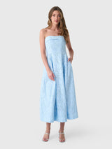 Simkhai Women's Valeria Jacquard Midi Dress - Saint Bernard