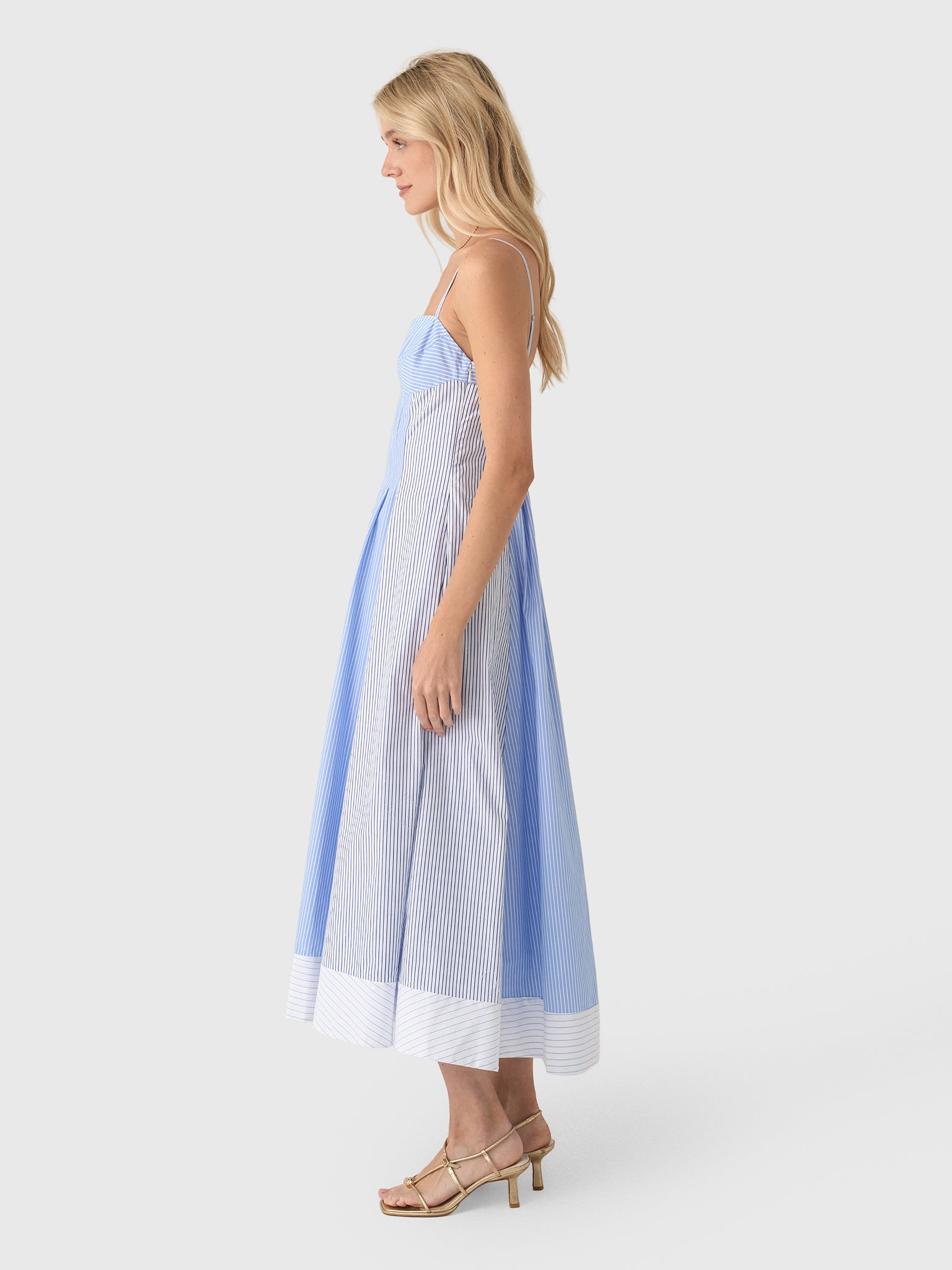 Simkhai Women's Chamberlain Cotton Midi Dress - Saint Bernard