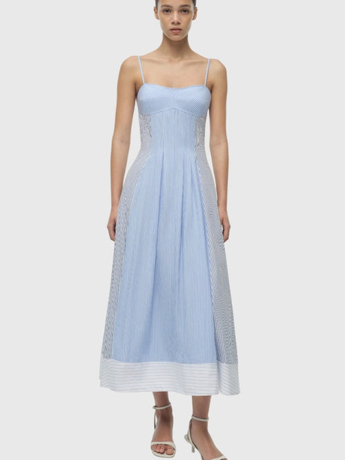 Simkhai Women's Chamberlain Cotton Midi Dress