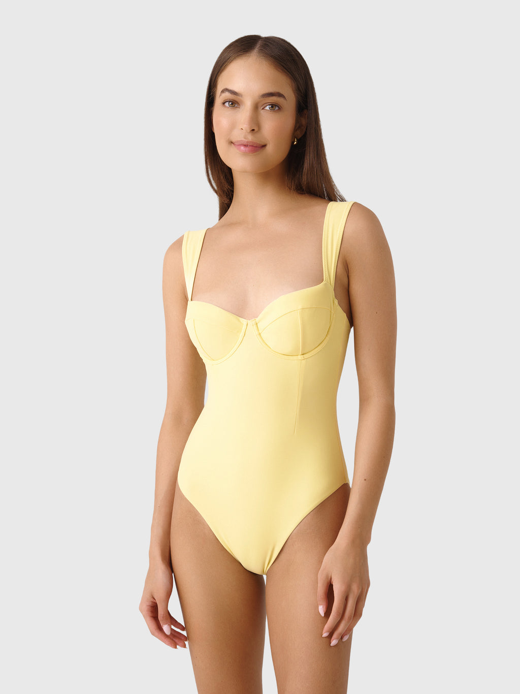 Simkhai Women's Kyle Bustier One-Piece Swimsuit - Saint Bernard