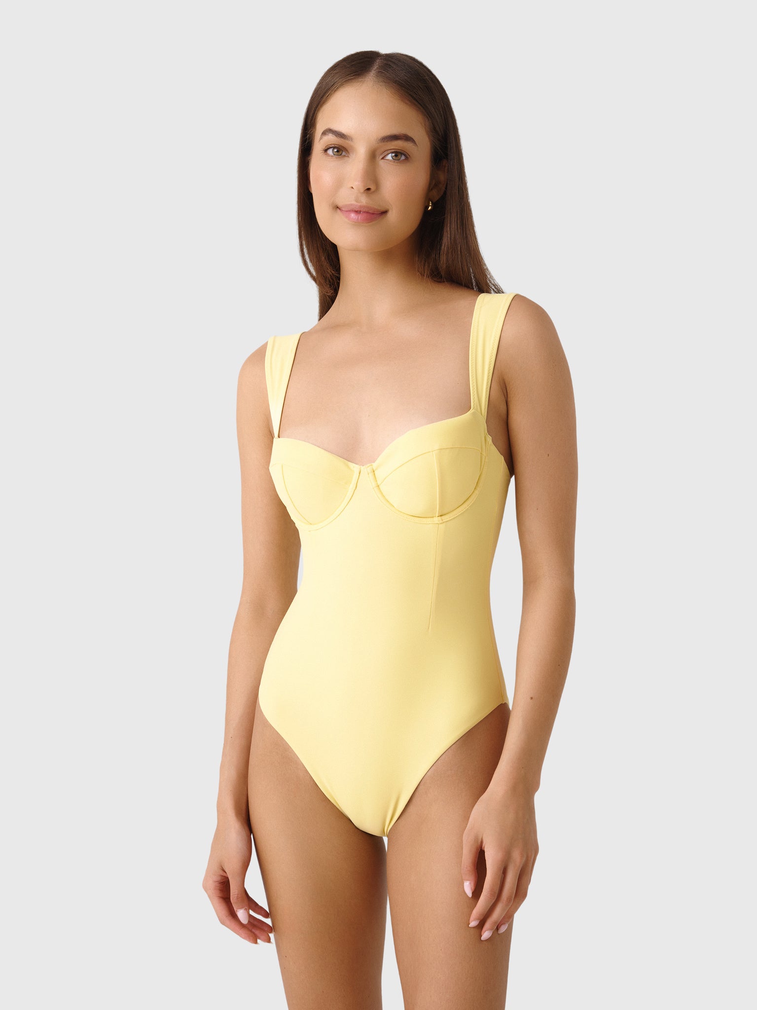 Simkhai Women's Kyle Bustier One-Piece Swimsuit - Saint Bernard