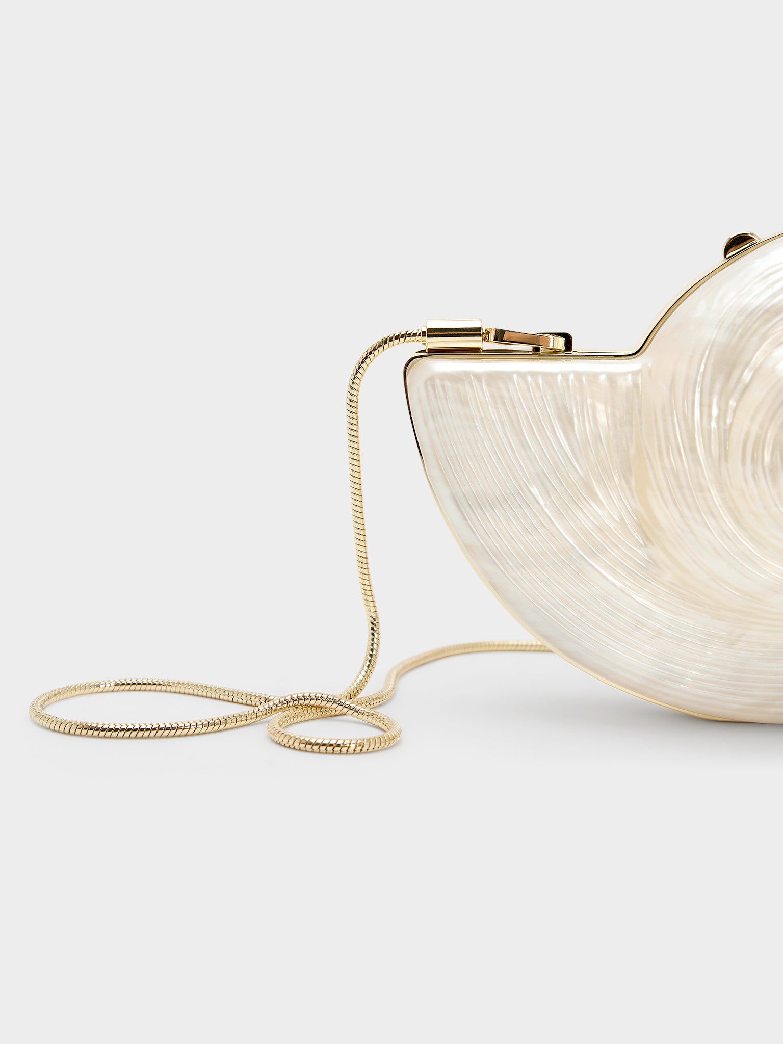 Simkhai Marion Shell Clutch - Saint Bernard