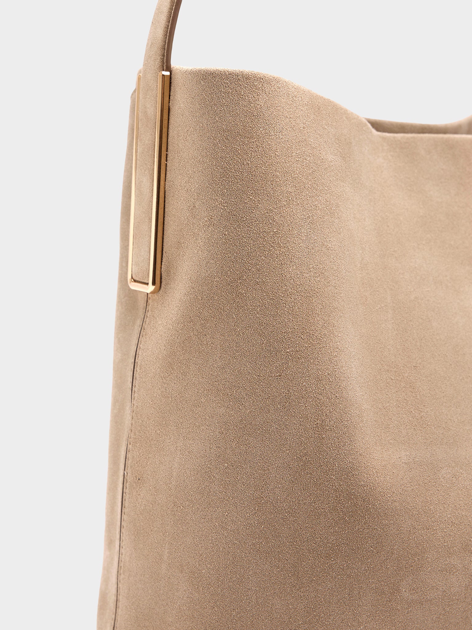 Simkhai Wynn Large Suede Bucket Bag - Saint Bernard