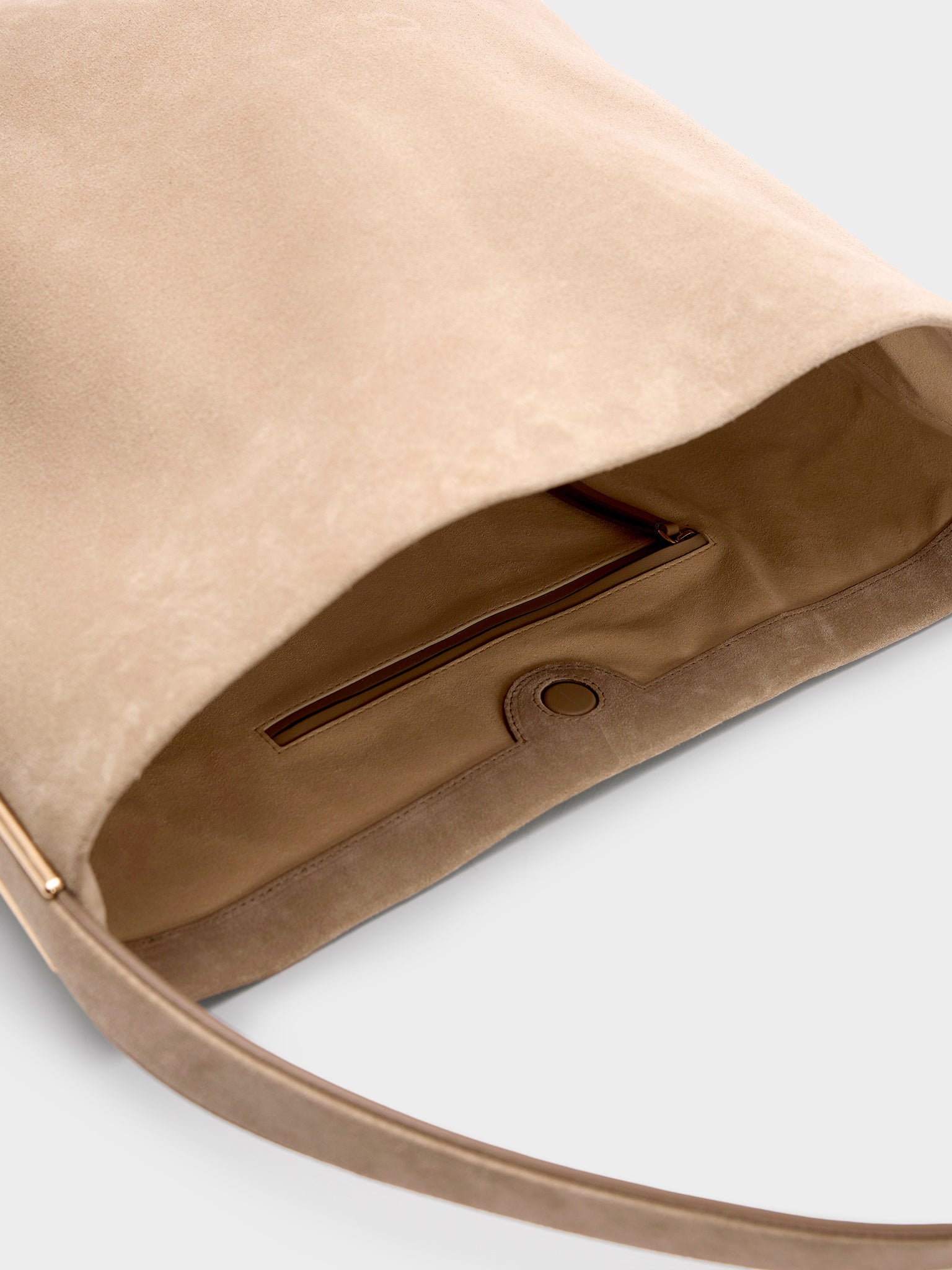 Simkhai Wynn Large Suede Bucket Bag - Saint Bernard