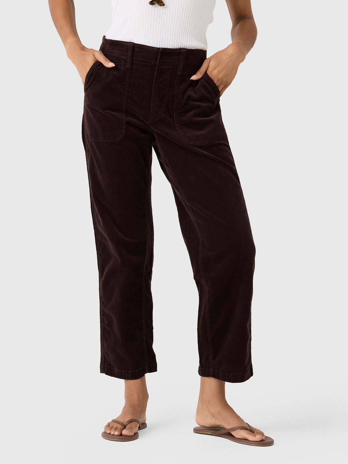 Citizens Of Humanity Women's Winslow Utility Corduroy Pant - Saint Bernard