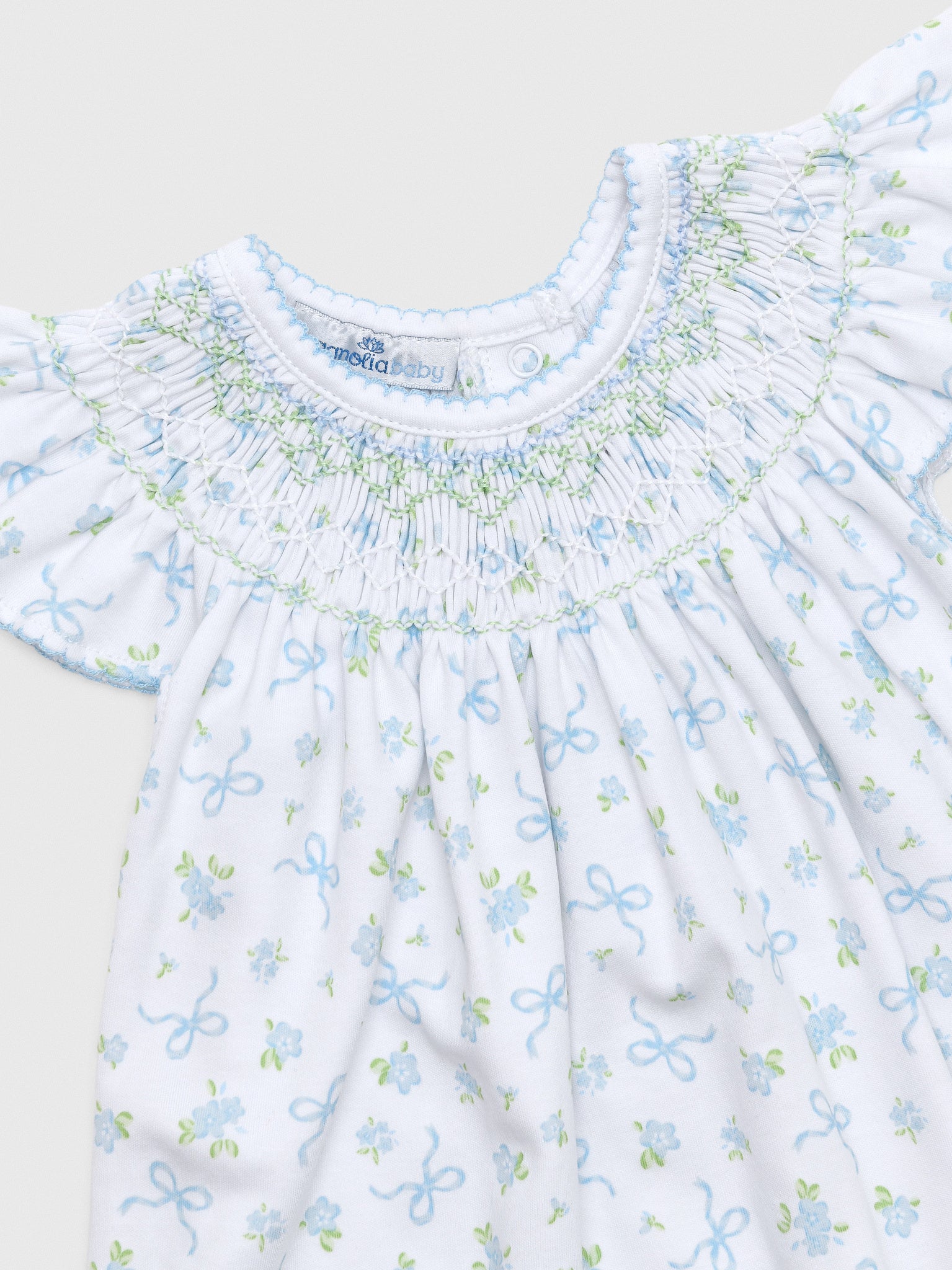 Magnolia Baby Baby Girls' Eloise's Classics Bishop Bubble - Saint Bernard