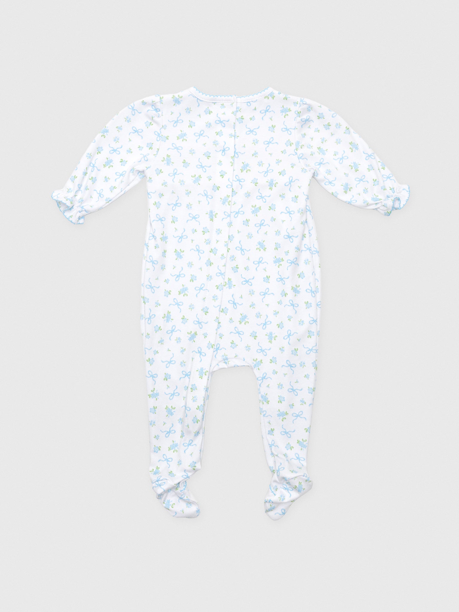 Magnolia Baby Baby Girls' Eloise's Classics Smocked Footie - Saint Bernard