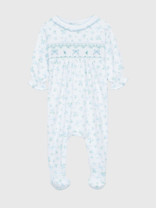 Magnolia Baby Baby Girls' Eloise's Classics Smocked Footie