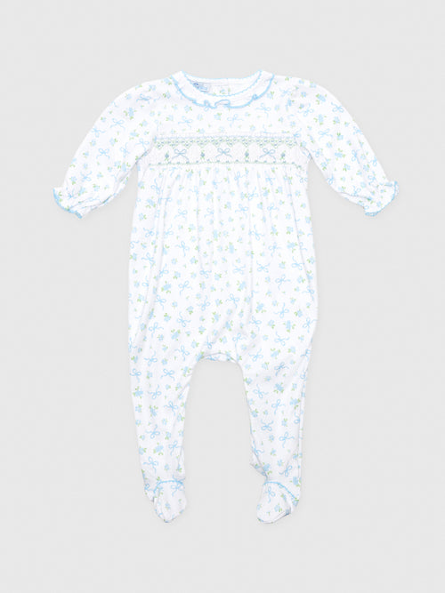 Magnolia Baby Baby Girls' Eloise's Classics Smocked Footie