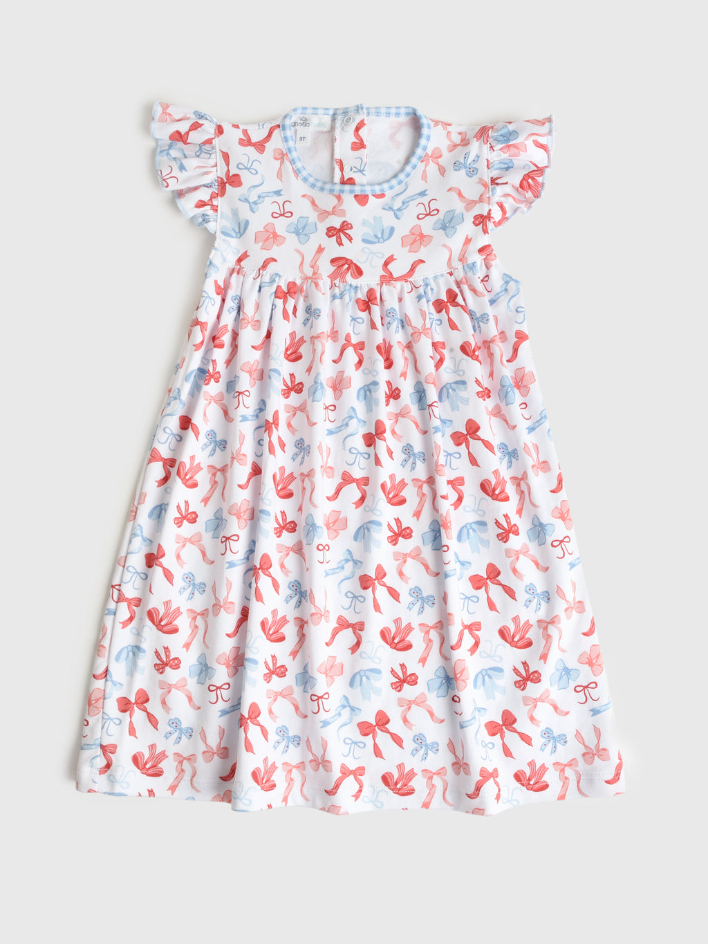 Magnolia Baby Girls' Star Spangled Darling Dress - Saint Bernard