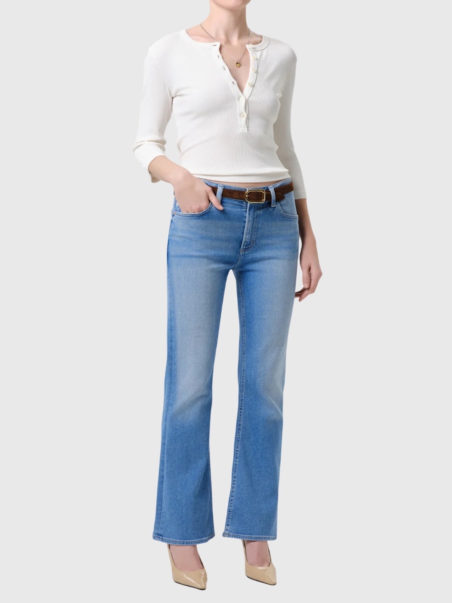 Citizens Of Humanity Women's Goldie Kick Flare Jean
